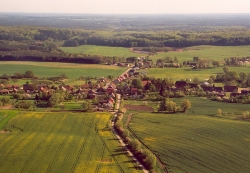 Luftbild Ortseingang Grünow