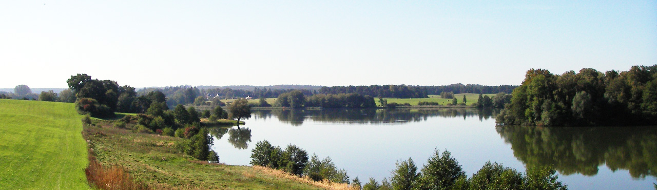 Rödliner See - Blick auf Georgenhof